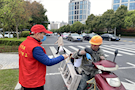 武陵区委政法委开展“全民防疫 请戴口罩”志愿服务活动