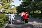 武陵区委政法委开展“文明旅游宣传”志愿服务活动